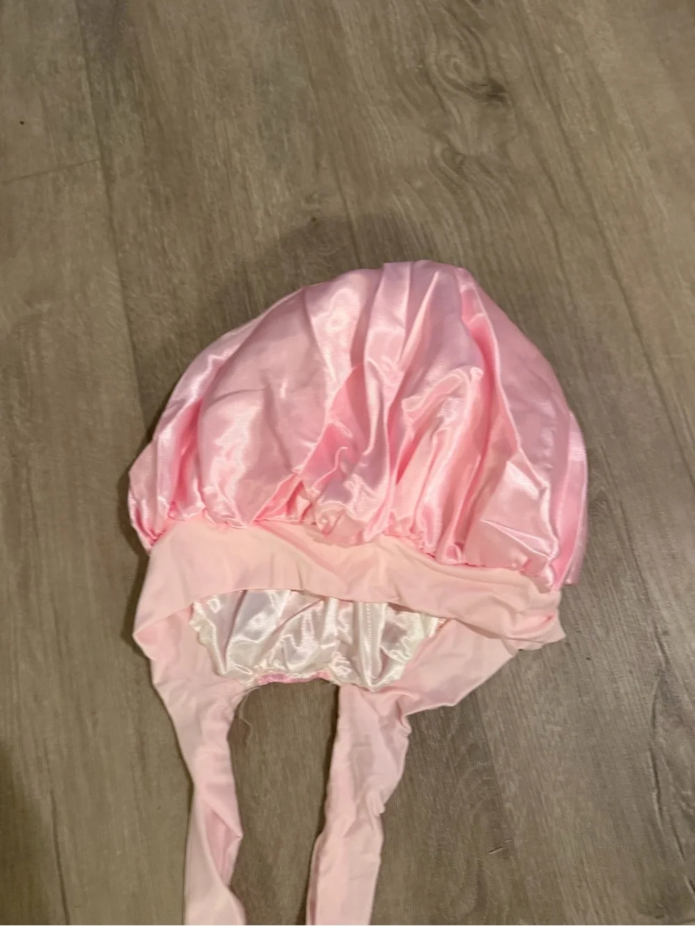 NWOT Coquette Curls Pink Silk Sleep Bonnet Cap - One Size